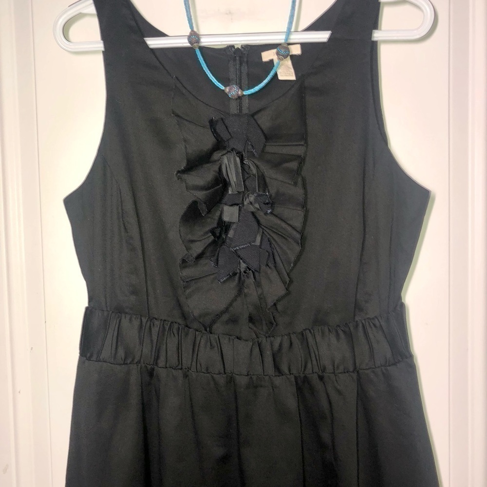 J. Crew sleeveless black mini dress with pockets size 10 - Picture 7 of 7